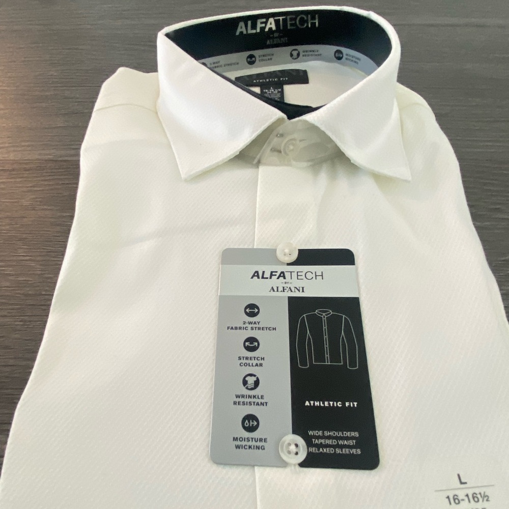 Alfani Button Up Dress Shirt